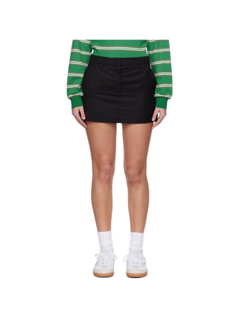 Dunst Black Micro Miniskirt