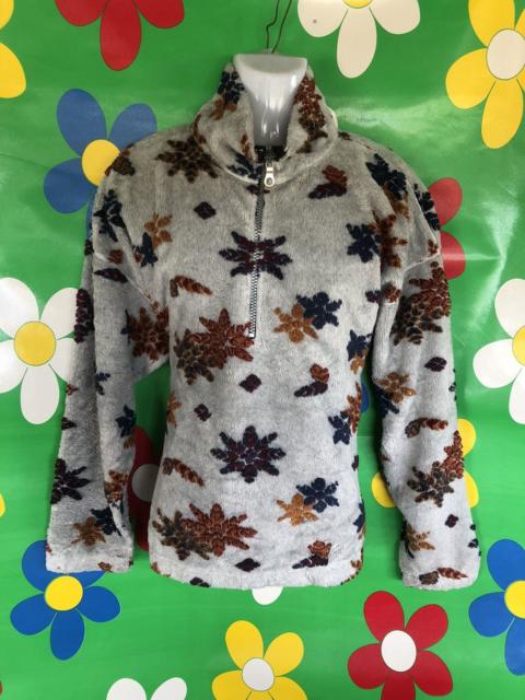 Other Designers Asics × Vintage - Vintage Team Asics Floral Pattern Sweatshirt