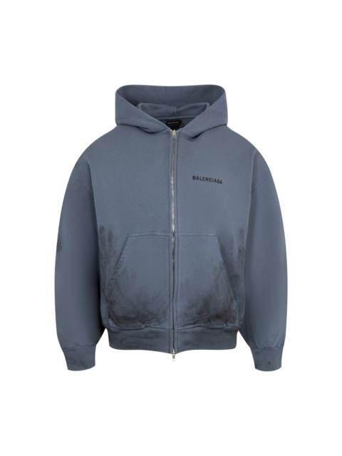 BALENCIAGA REGULAR ZIP-UP HOODIE