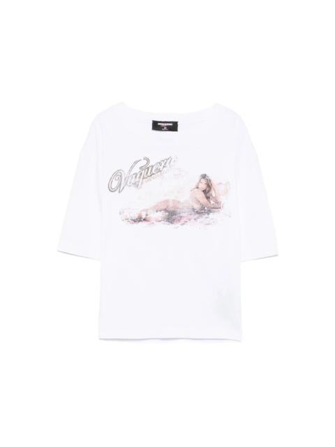 DSQUARED2 Dsquared2 White Tops - T-Shirts & Jerseys Women