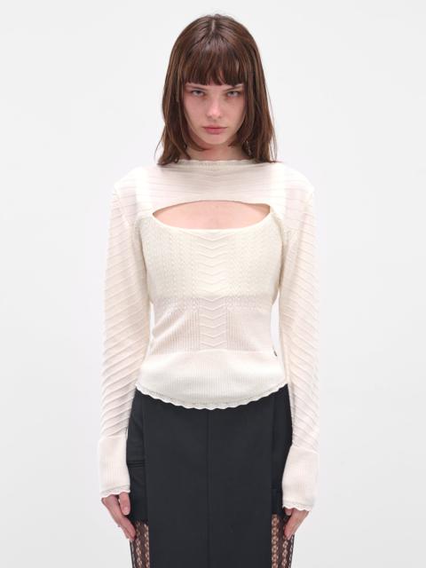 Vivienne Westwood White Maria Corset Top