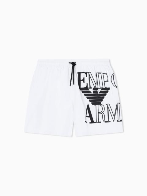 EMPORIO ARMANI BOLD LOGO SWIM SHORTS