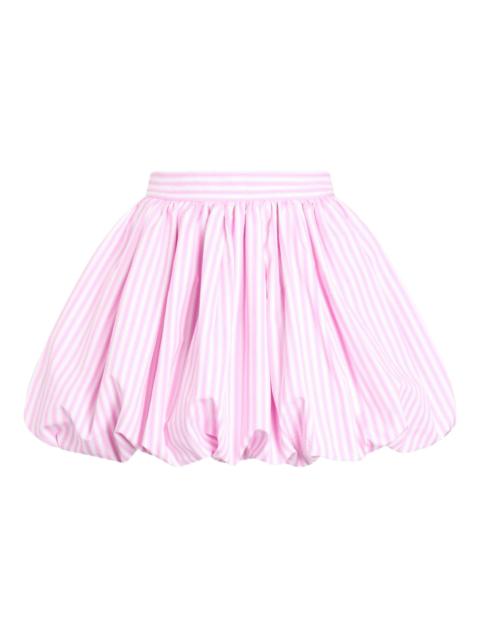 PATOU Patou Striped Bloomer Mini Pleated Skirt