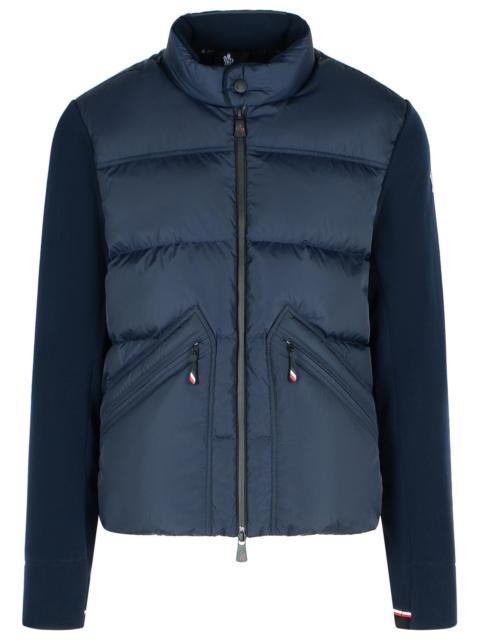 Moncler Grenoble Moncler Grenoble Navy Blue Polyester Padded Cardigan Men