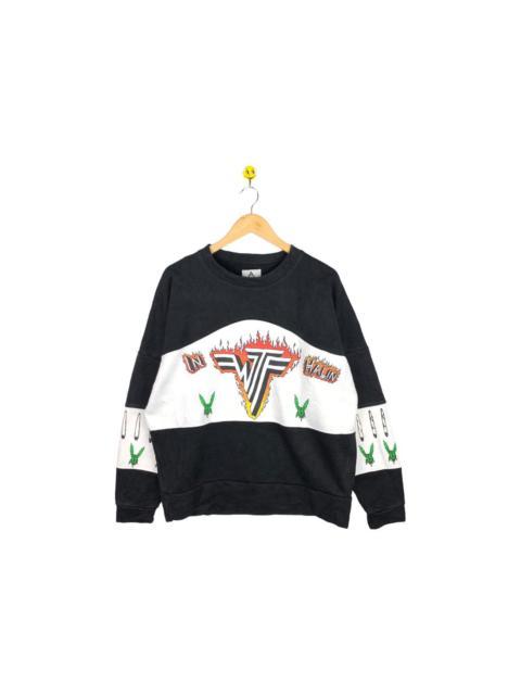 Other Designers Unif Sweatshirt In Halin WTF Van Halen Style Graphic