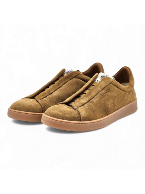 Other Designers Bally - Crest Romy Suede Slip On Sneakers Brown EU 40 US 7 - $400