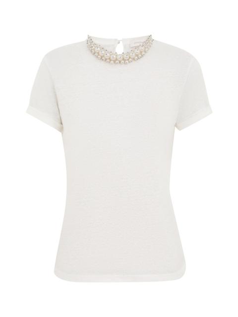 Zimmermann CRUSH EMBELLISHED TEE