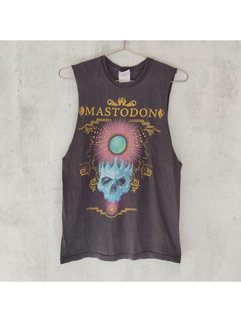 Other Designers Hanes - Vintage Y2k Mastodon THRASHED Band Tee Sleeveless Tank top