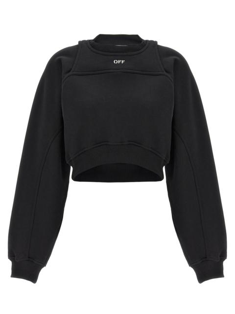 Off-White Off-White Women Cropped Sweatshirt