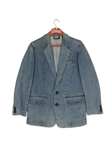 Other Designers Vintage DKNY Denim Blazer Jacket Size M