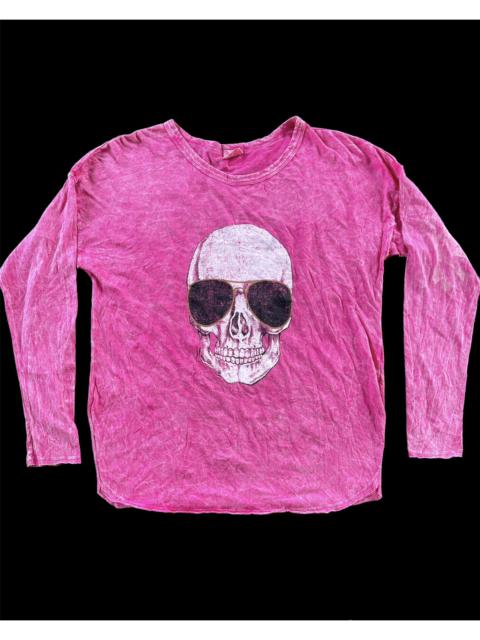 Other Designers Skulls - 🔥RARE SKULL BONES BIG LOGO LONG SLEEVE TEE USA