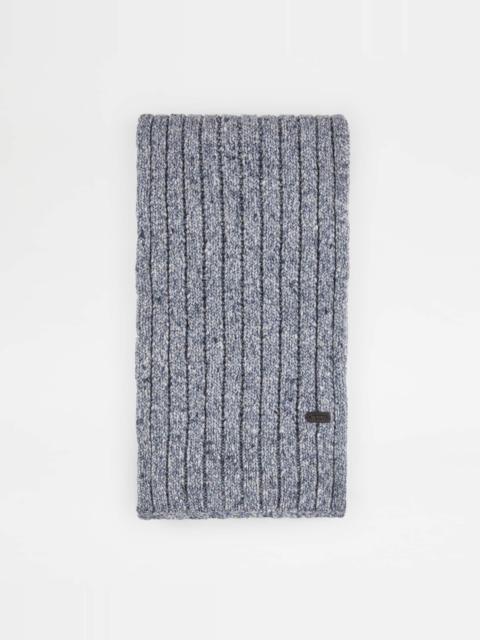 Tod's CASHMERE BLEND SCARF - BEIGE