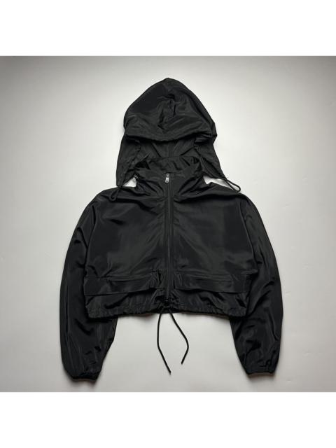 Prada PRADA Re-Nylon Cropped Hooded Jacket