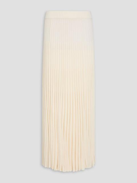 Zimmermann Ribbed-knit midi skirt
