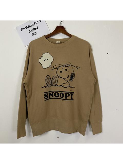 Other Designers Uniqlo - Vintage Snoopy Uniqlo Crewneck Plain Sweatshirt