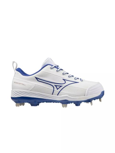 Mizuno Sweep 6 "White/Royal" Women's Softball Cleat
