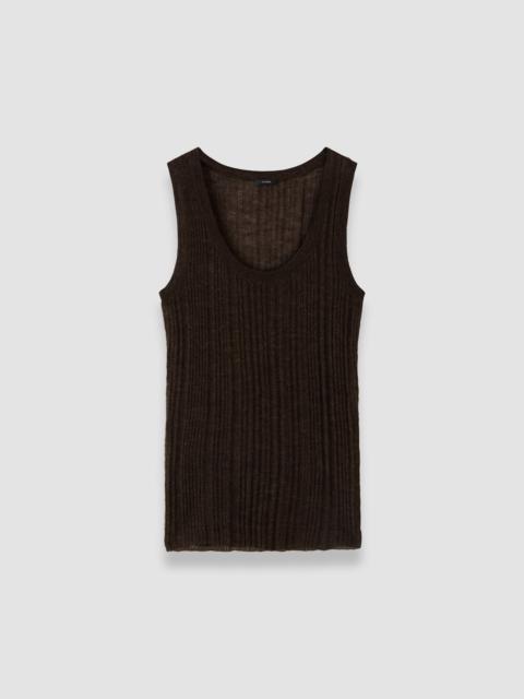 JOSEPH Ycaza Sheer Wool Rib Vest