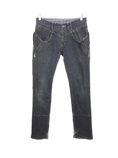 PPFM PPFM Side Zippers Rocker Style Slim Fit Jeans Pants