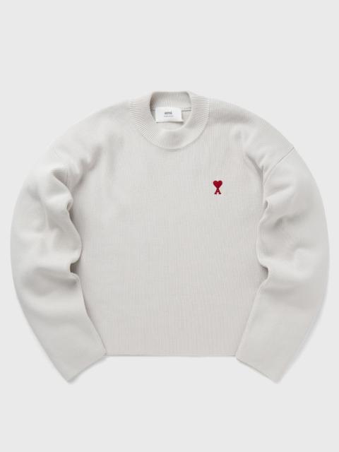 AMI Paris RED ADC CREWNECK SWEATER
