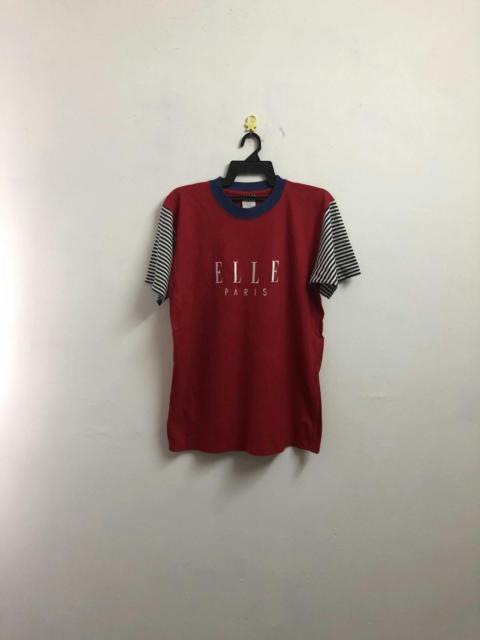 Other Designers Designer - ELLE Paris T Shirt France Made Spellout