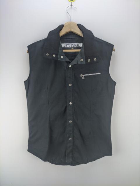 Other Designers Designer - Steals🔥Shirt Button Up Sleeveless by Tokyo Punkers