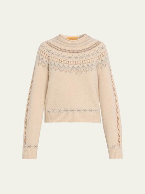 GUEST IN RESIDENCE Cloud Chalet Wool Cashmere Crewneck Sweater