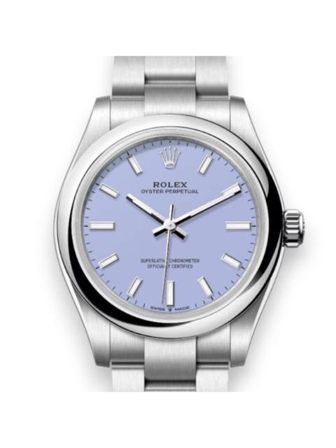 ROLEX Rolex Oyster Perpetual Automatic Chronometer Purple Dial Ladies Watch M277200-0014
