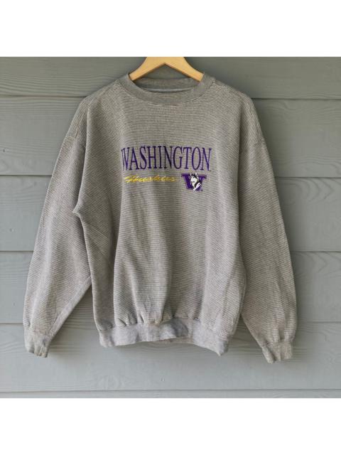 Other Designers Vintage 90s Washington Huskies University Grey Sweatshirt