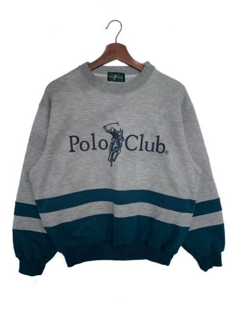 Other Designers Polo Ralph Lauren - Vintage Polo Club Stripes Sweatshirt/Size L/Multicolour