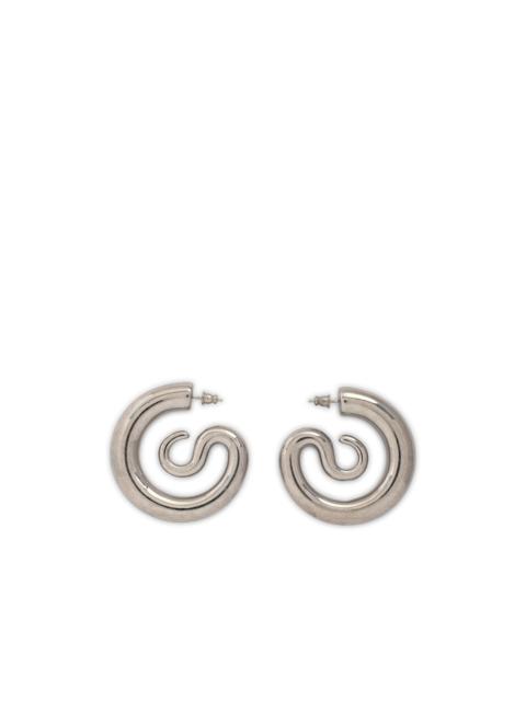 PANCONESI Panconesi SERPENT Hoops Medium Silver Earrings