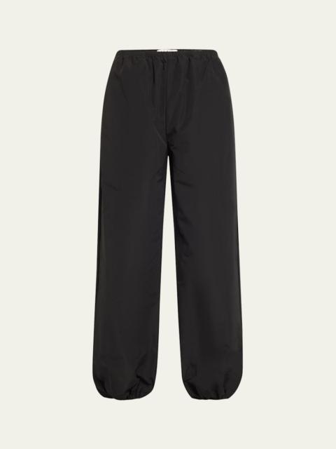 Alaïa Balloon Silk Taffeta Pants