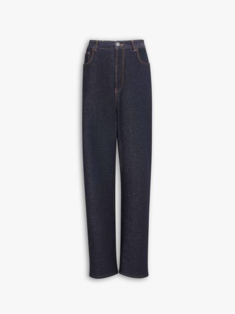 Alaïa DENIM KNIT LOOSE PANTS