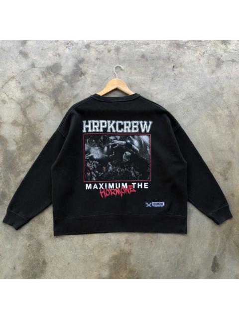 Other Designers Japanese Brand - Japnese MAXIMUM THE HORMON heavy metal band boxy sweatshirt