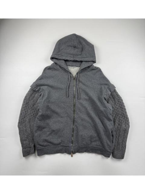 Stella McCartney Stella McCartney Oversized Wool Alpaca Blend Zip Hoodie