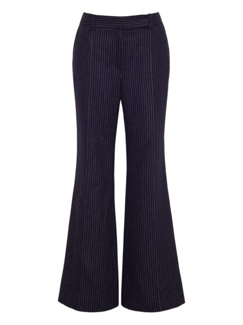 Cara Cara Tristan pinstripe flared trousers