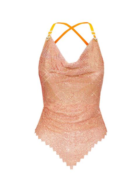 POSTER GIRL RHINESTONED BEYAN TOP APEROL SPRITZ