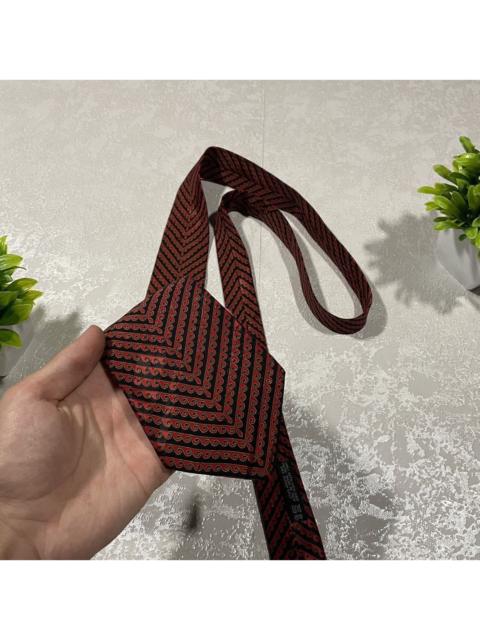 Brioni Vintage Brioni Luxury Red Black Abstract Silk Tie