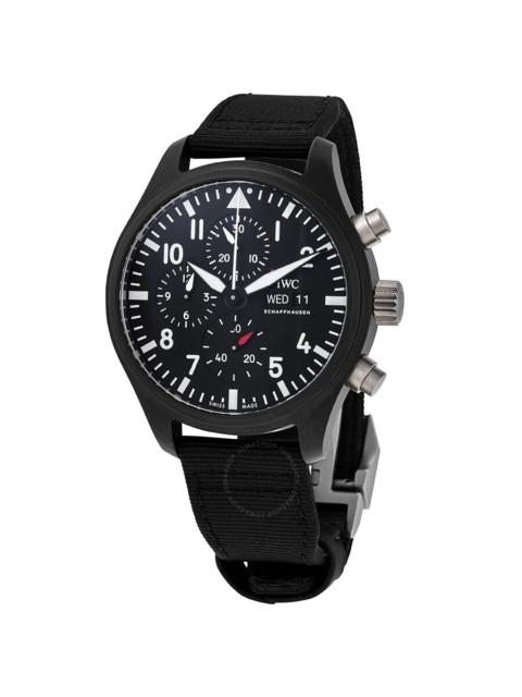 IWC Schaffhausen IWC Pilot Top Gun Chronograph Automatic Black Dial Men's Watch IW389101
