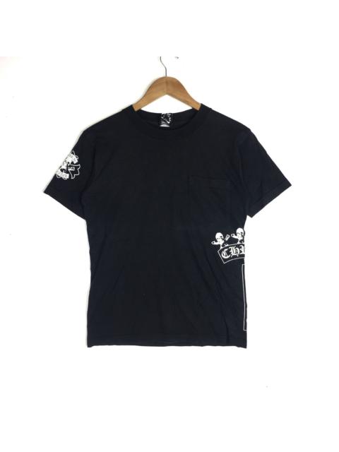 Chrome Hearts VINTAGE CHROME HEARTS FOTTI SKULL MADE IN USA TEE T-SHIRT
