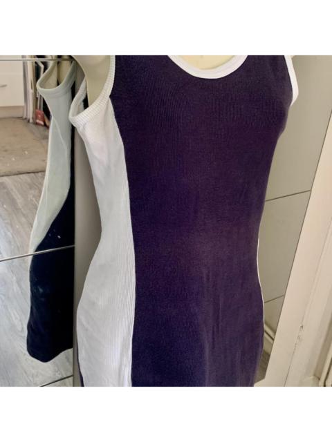 Other Designers Pepe Jeans Women's Navy and White Dress