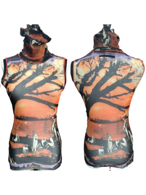 Jean Paul Gaultier Jean Paul Gaultier twilight tree shadow dress