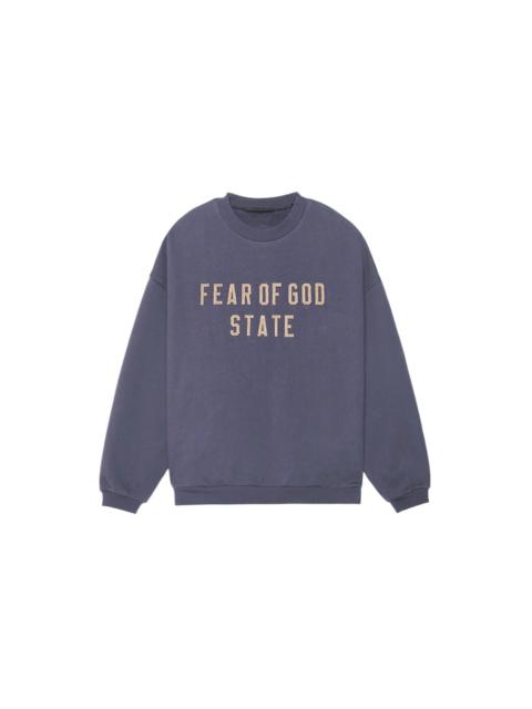 ESSENTIALS HEAVY FLEECE SWEATSHIRT (MARINE)