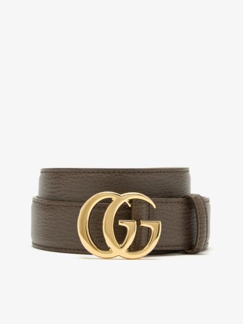 GUCCI Gucci GG Marmont Belt Brown Women