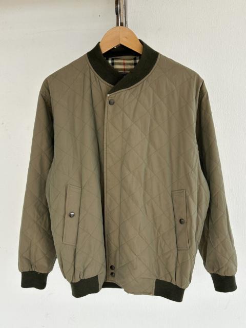 Burberry Bomber Quilted Jacket Olive