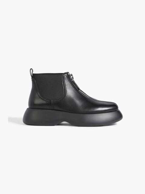 3.1 Phillip Lim Mercer leather platform ankle boots