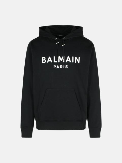 Balmain BLACK COTTON SWEATSHIRT