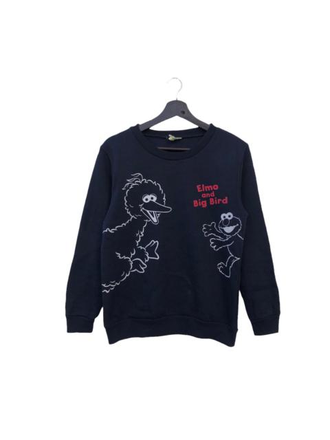 Other Designers Japanese Brand - VINTAGE SESAME STREET BIG LOGO CARTOON NETWORK SWEATSHIRT