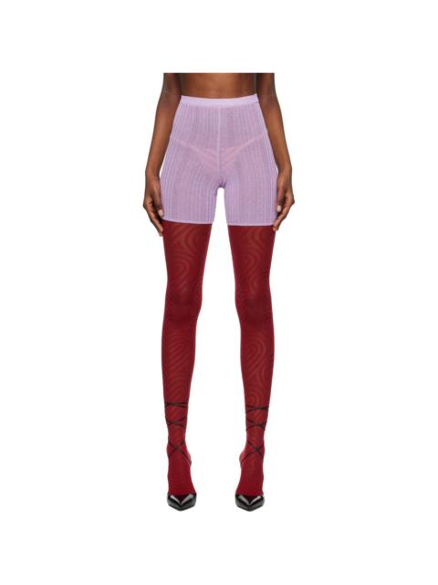 MARCO RAMBALDI Purple Elasticized Shorts