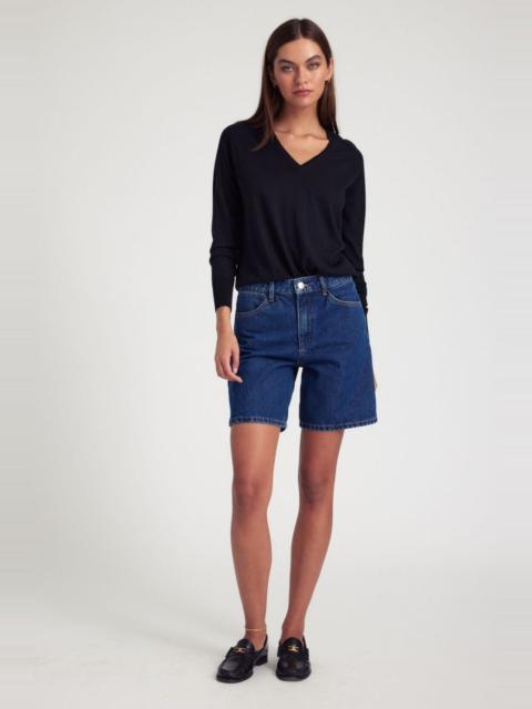 SPRWMN ALICIA A-LINE DENIM SHORTS