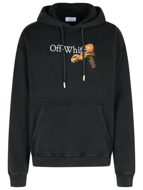 Off-White Off-White 'Cupid Arrow' Black Cotton Sweatshirt Men